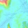 Mapa topográfico Kampung Becah Tok Bulan, altitud, relieve