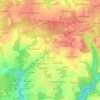 Mapa topográfico Kerantorrec, altitud, relieve
