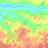 Mapa topográfico La Bosnière, altitud, relieve