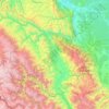 Mapa topográfico Satipo, altitud, relieve