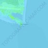 Mapa topográfico Cape Hatteras, altitud, relieve