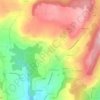 Mapa topográfico Jonzier, altitud, relieve