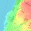 Mapa topográfico Huron Ridge, altitud, relieve