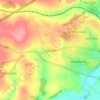 Mapa topográfico Laleston, altitud, relieve