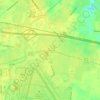 Mapa topográfico Sandston, altitud, relieve