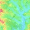 Mapa topográfico Champlong, altitud, relieve