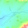 Mapa topográfico Bogarre, altitud, relieve