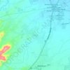 Mapa topográfico Anupul, altitud, relieve