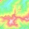 Mapa topográfico Y de Olmedo, altitud, relieve