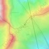 Mapa topográfico Lötschenpass, altitud, relieve