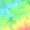 Mapa topográfico La Vigne d'en Bas, altitud, relieve
