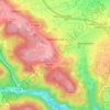 Mapa topográfico Plattenhardt, altitud, relieve