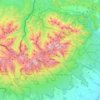 Mapa topográfico High Tatras, altitud, relieve