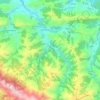 Mapa topográfico Rionansa, altitud, relieve