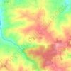 Mapa topográfico La Buxerette, altitud, relieve