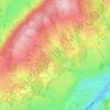 Mapa topográfico Lièvremont, altitud, relieve