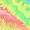 Mapa topográfico 60730, altitud, relieve