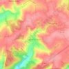 Mapa topográfico Buire-au-Bois, altitud, relieve