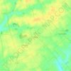 Mapa topográfico Talcy, altitud, relieve