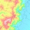 Mapa topográfico Vijes, altitud, relieve