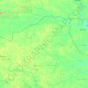 Mapa topográfico Sahel, altitud, relieve