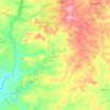 Mapa topográfico Isokan, altitud, relieve