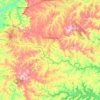 Mapa topográfico Nueva Esperanza, altitud, relieve