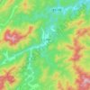 Mapa topográfico 上土市镇, altitud, relieve