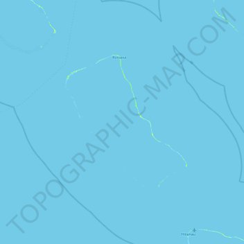 Mapa topográfico Fakarava, altitud, relieve