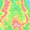 Mapa topográfico 05250, altitud, relieve