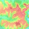 Mapa topográfico Orbigny-au-Mont, altitud, relieve