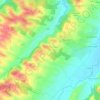 Mapa topográfico Montesquieu-Guittaut, altitud, relieve