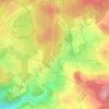 Mapa topográfico Freilingen, altitud, relieve