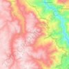 Mapa topográfico Huaya, altitud, relieve