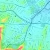 Mapa topográfico Encantado, altitud, relieve