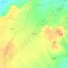 Mapa topográfico Baraúna, altitud, relieve