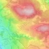 Mapa topográfico Kreis 7, altitud, relieve