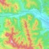 Mapa topográfico Gura Humorului, altitud, relieve