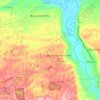 Mapa topográfico Río Arriba Poniente, altitud, relieve