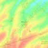 Mapa topográfico Morchies, altitud, relieve