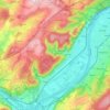 Mapa topográfico 54294, altitud, relieve