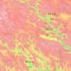 Mapa topográfico ཡུལ་ཤུལ་རྫོང། 玉树市, altitud, relieve