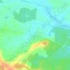 Mapa topográfico Étevaux, altitud, relieve