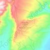 Mapa topográfico Resguardo Indigena Wayúu de Mayabangloma, altitud, relieve