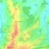Mapa topográfico Rotherwick, altitud, relieve