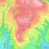 Mapa topográfico Zona 21, altitud, relieve