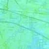 Mapa topográfico De Klomp, altitud, relieve