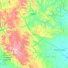 Mapa topográfico Paján, altitud, relieve