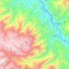 Mapa topográfico Samugari, altitud, relieve