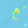 Mapa topográfico Big Tancook Island, altitud, relieve